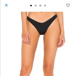 L Space black bikini bottoms brand new with tags